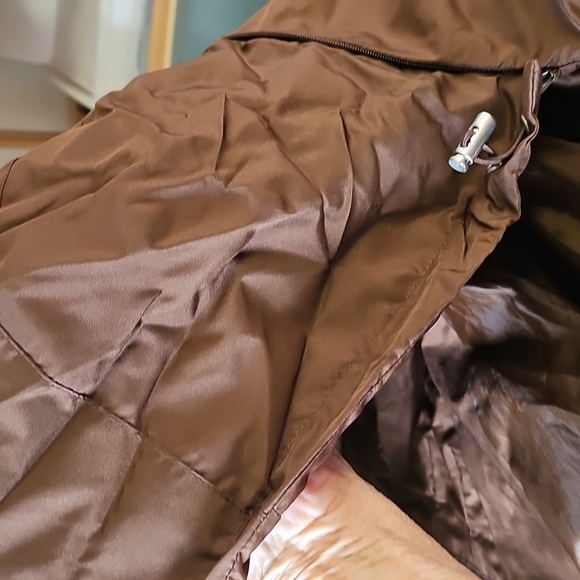Danskin Now Brown Wind Breaker Womens Jacket W/hood.small 4-6 - Picture 12 of 14